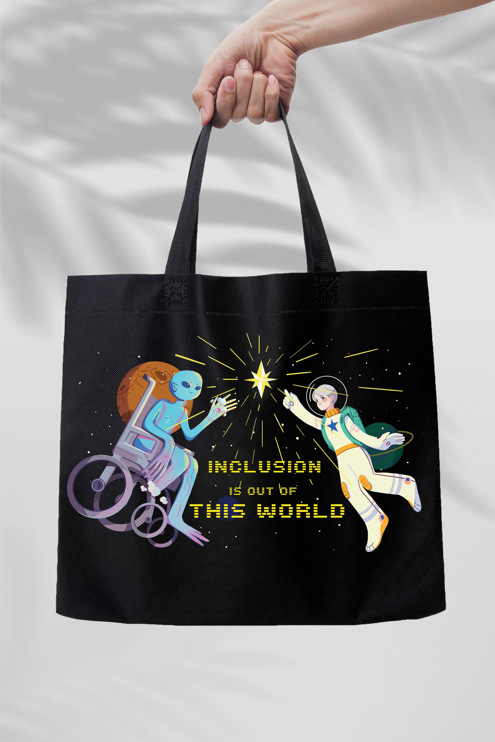 Inclusion is Out of This World Tote Bag