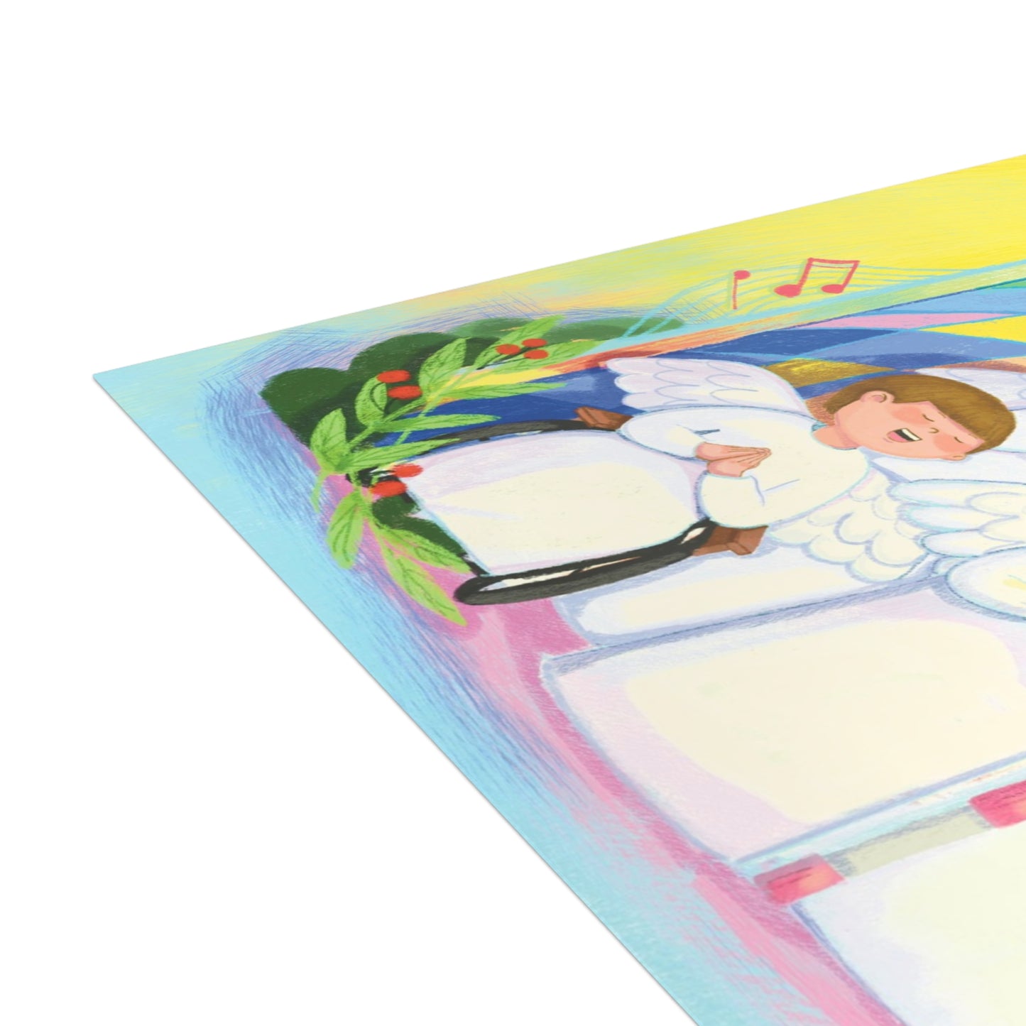 The Angel Choir Greeting Card 7 x 5 - InclusiveArtHouse