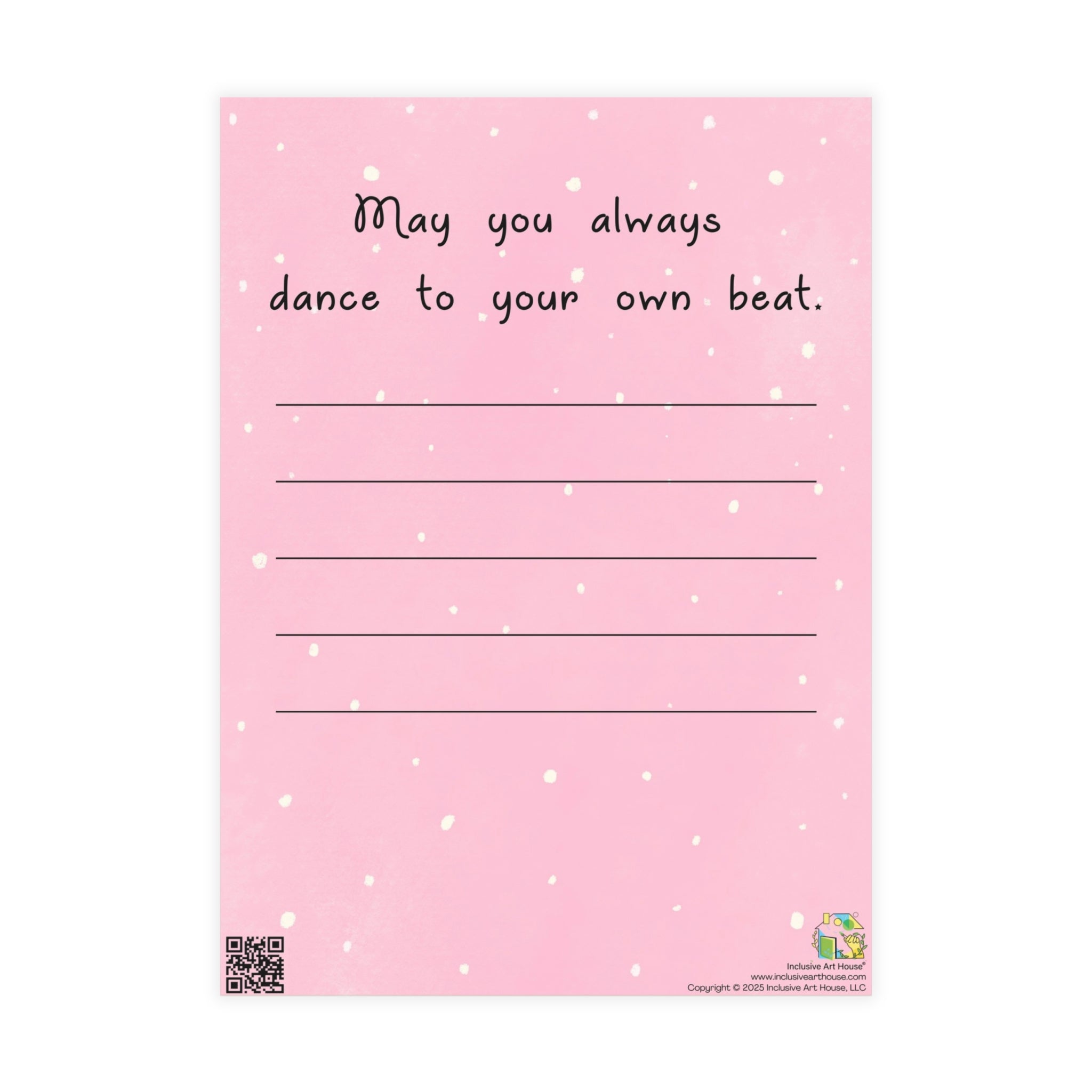 Dancing reindeer Greeting Card