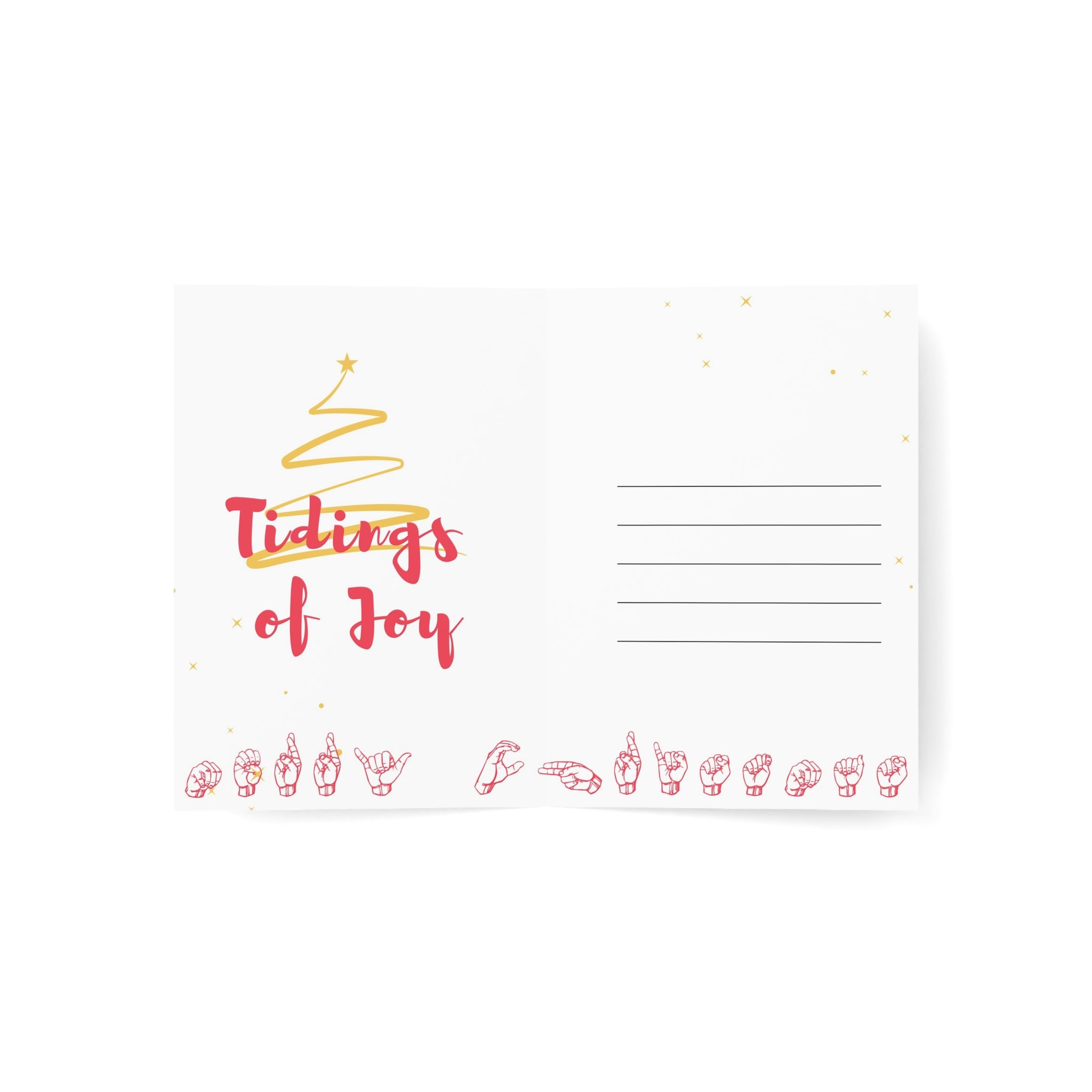 The Sign Language Angels Greeting Card