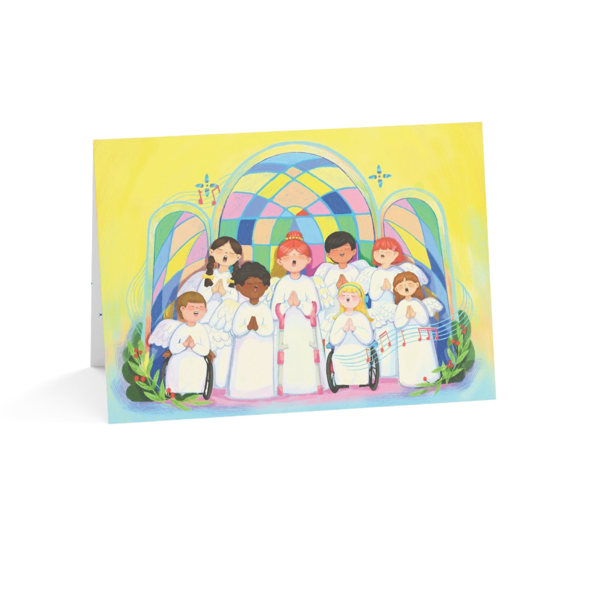 The Angel Choir Greeting Card