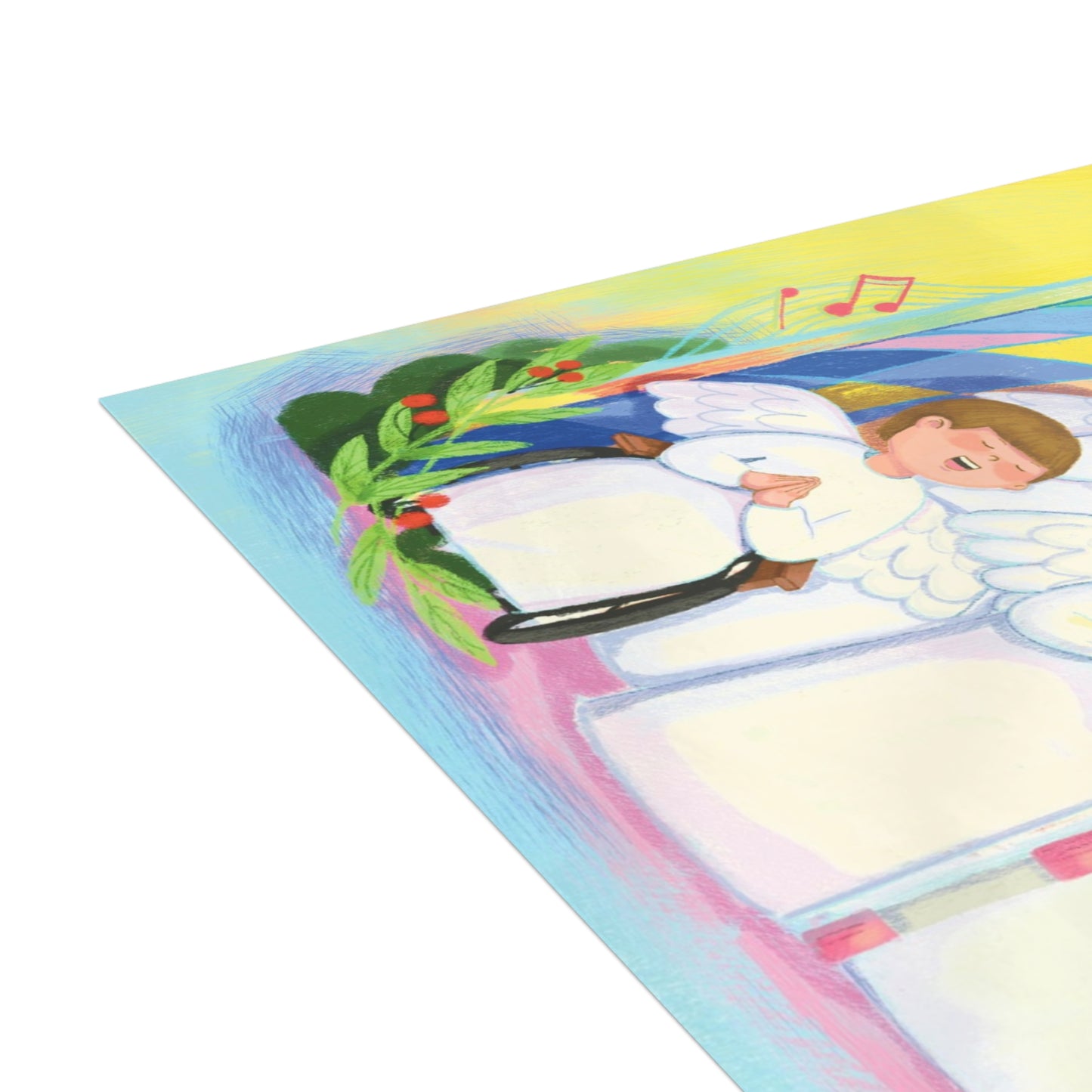 The Angel Choir Greeting Card 7 x 5 - InclusiveArtHouse