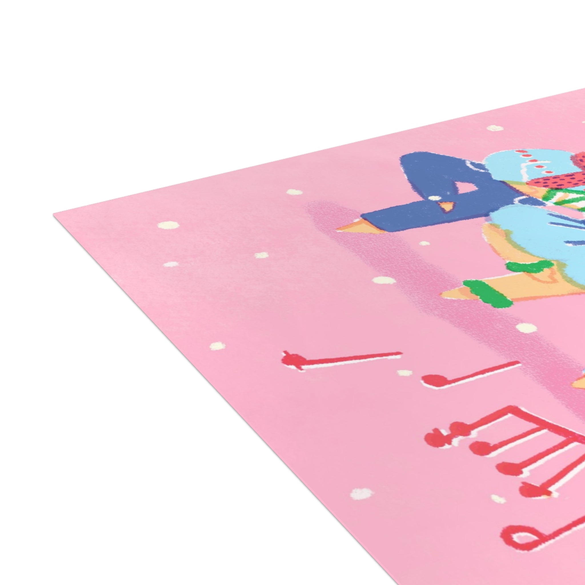 Dancing reindeer Greeting Card