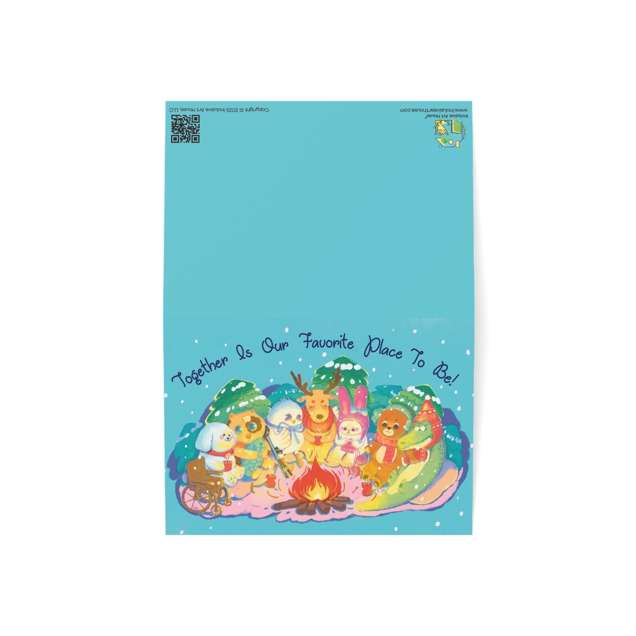 Together Is Our Favorite Place To Be Greeting Card