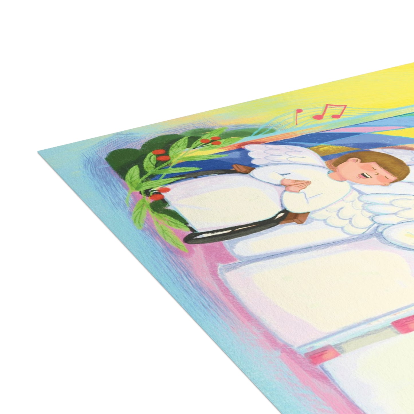 The Angel Choir Greeting Card 7 x 5 - InclusiveArtHouse