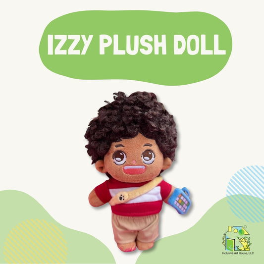 Izzy Plush Doll from Izzy Can't Talk