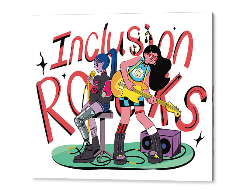 Acrylic Print Design | Inclusion Rocks - InclusiveArtHouse