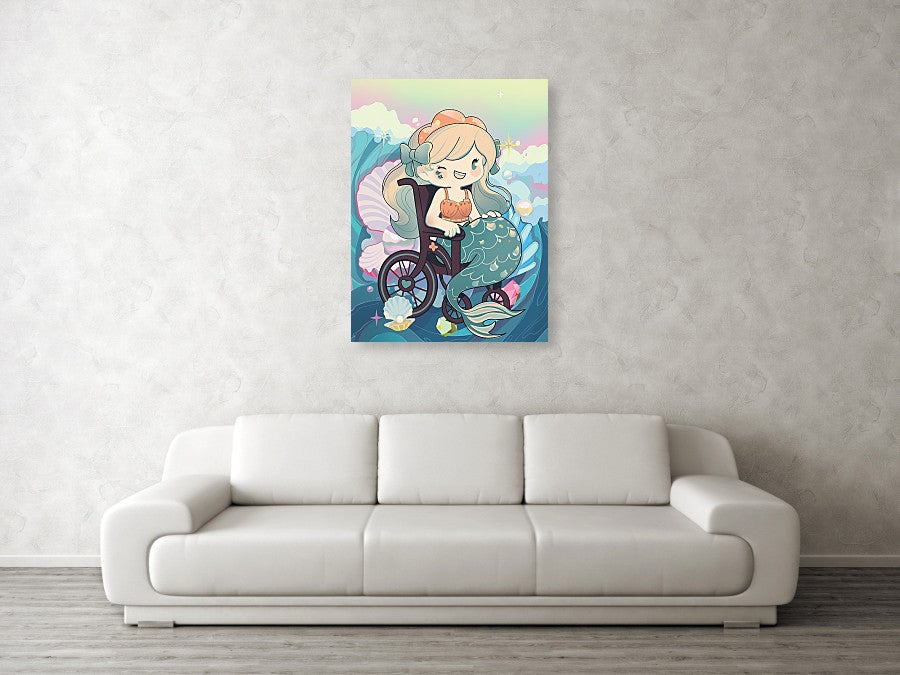 Canvas Print | Inclusion is Mermazing_1.5" Stretcher Bars (White Sides)