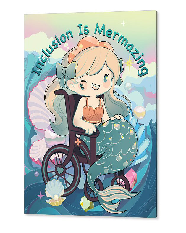 Acrylic Print Design | Inclusion Is Mermazing - InclusiveArtHouse