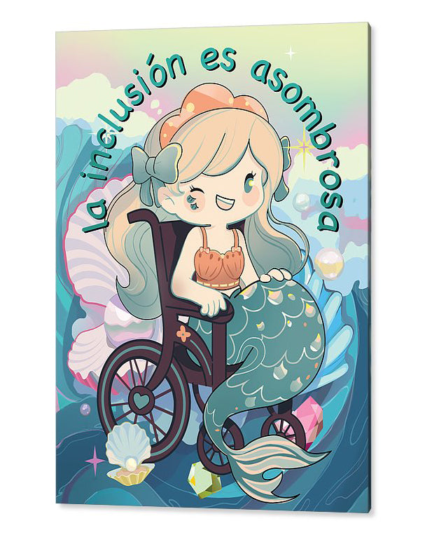 Acrylic Print Design | Inclusion Is Mermazing - InclusiveArtHouse