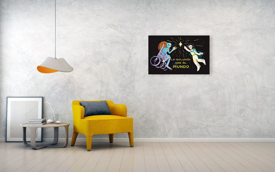 Acrylic Print Design | Inclusion Is Out of This World - InclusiveArtHouse