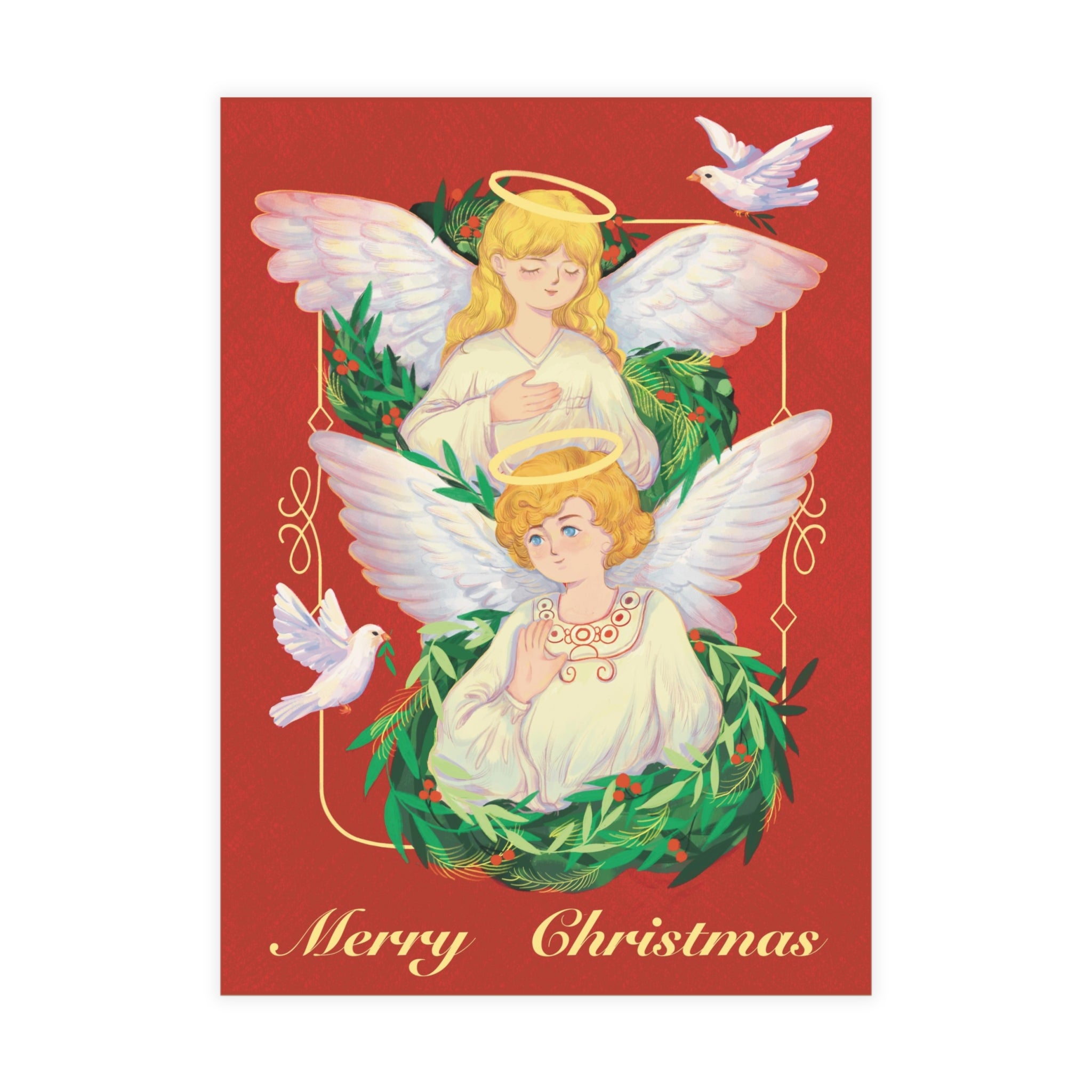 The Sign Language Angels Greeting Card
