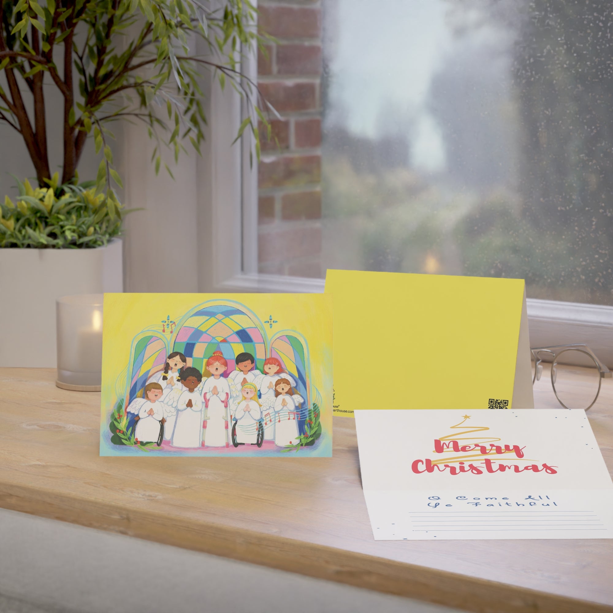 The Angel Choir Greeting Card