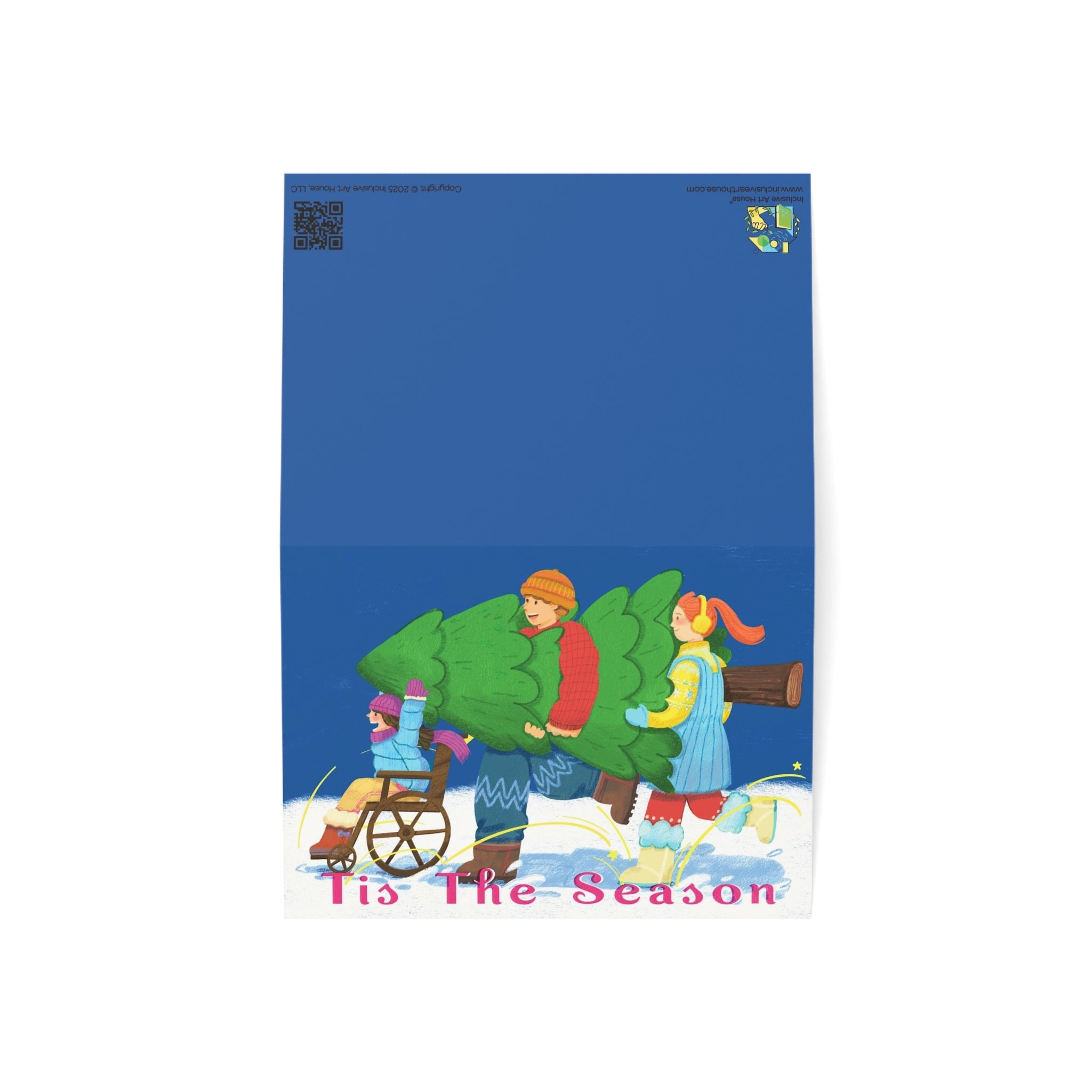 Christmas Tree Family Greeting Card