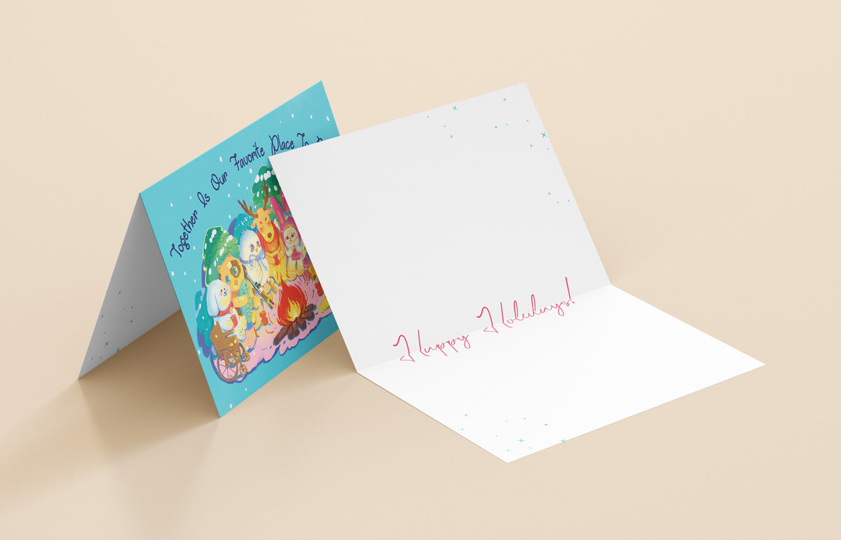 Foldable Holiday Greeting Cards