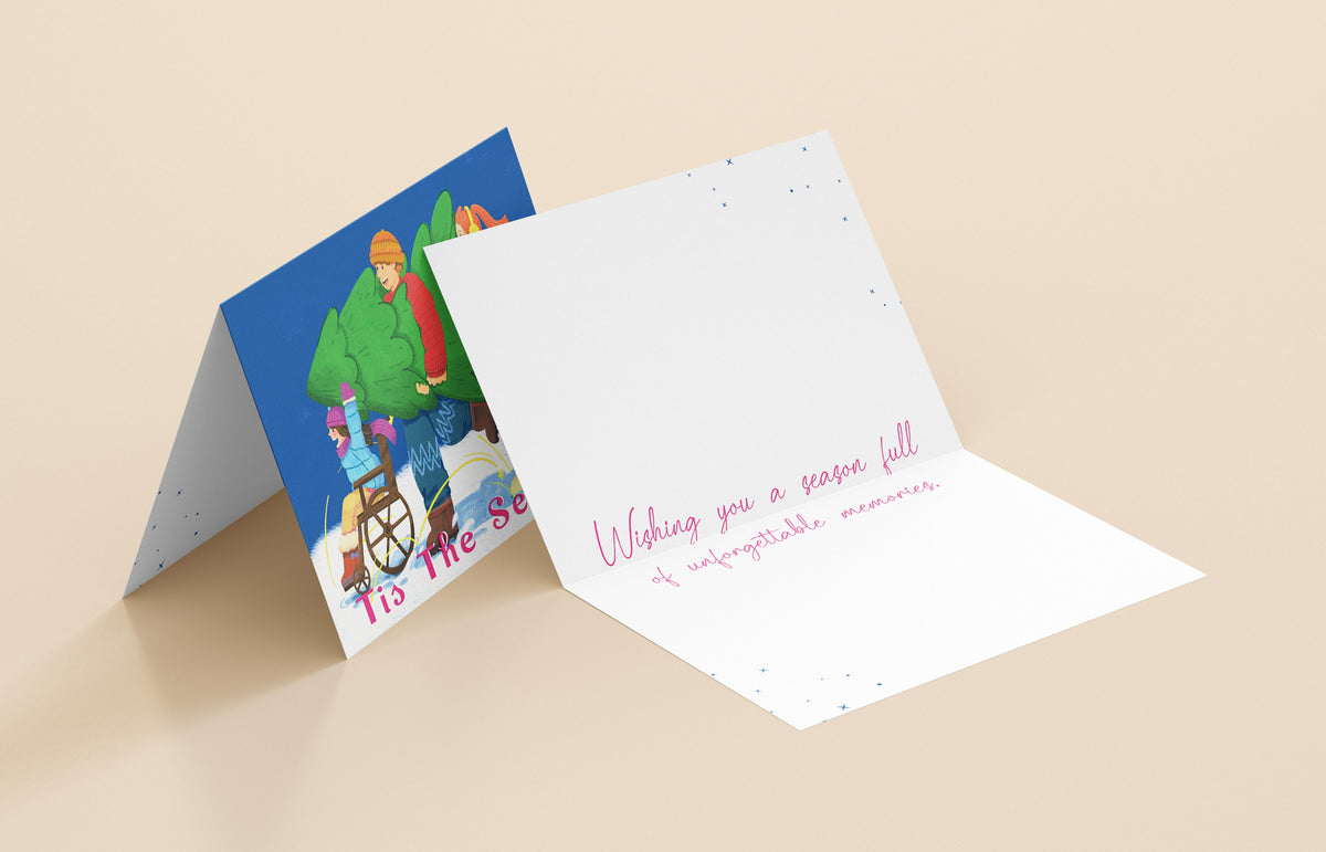 Foldable Holiday Greeting Cards