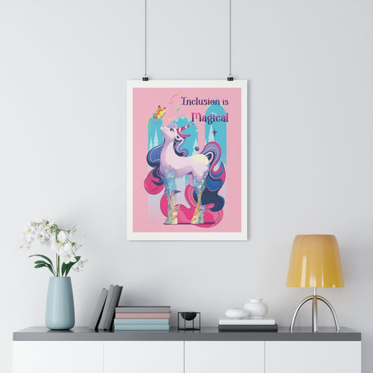 Art Print Design | Inclusion Is Magical - inclusivearthouse