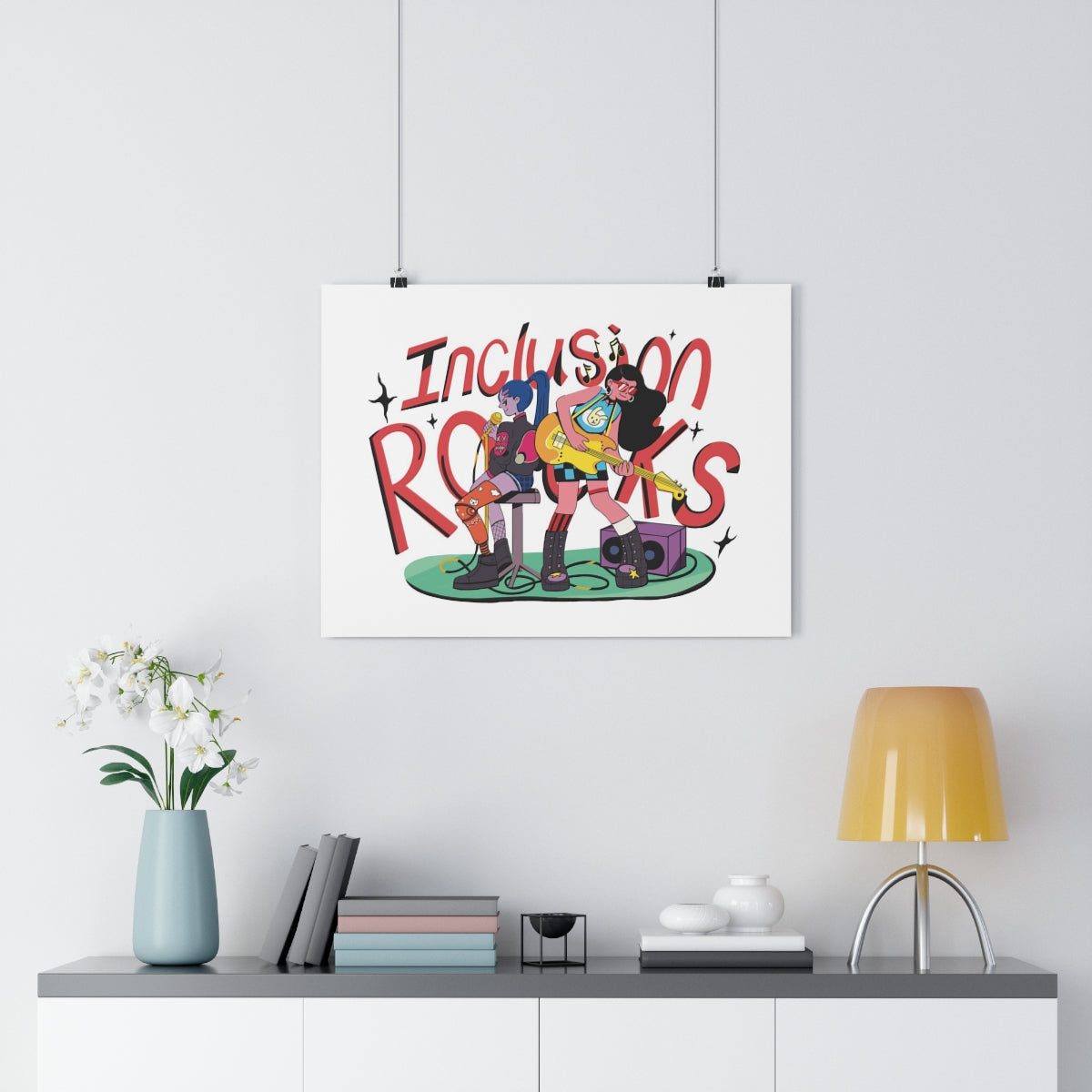 Art Print Design | Inclusion Rocks - inclusivearthouse