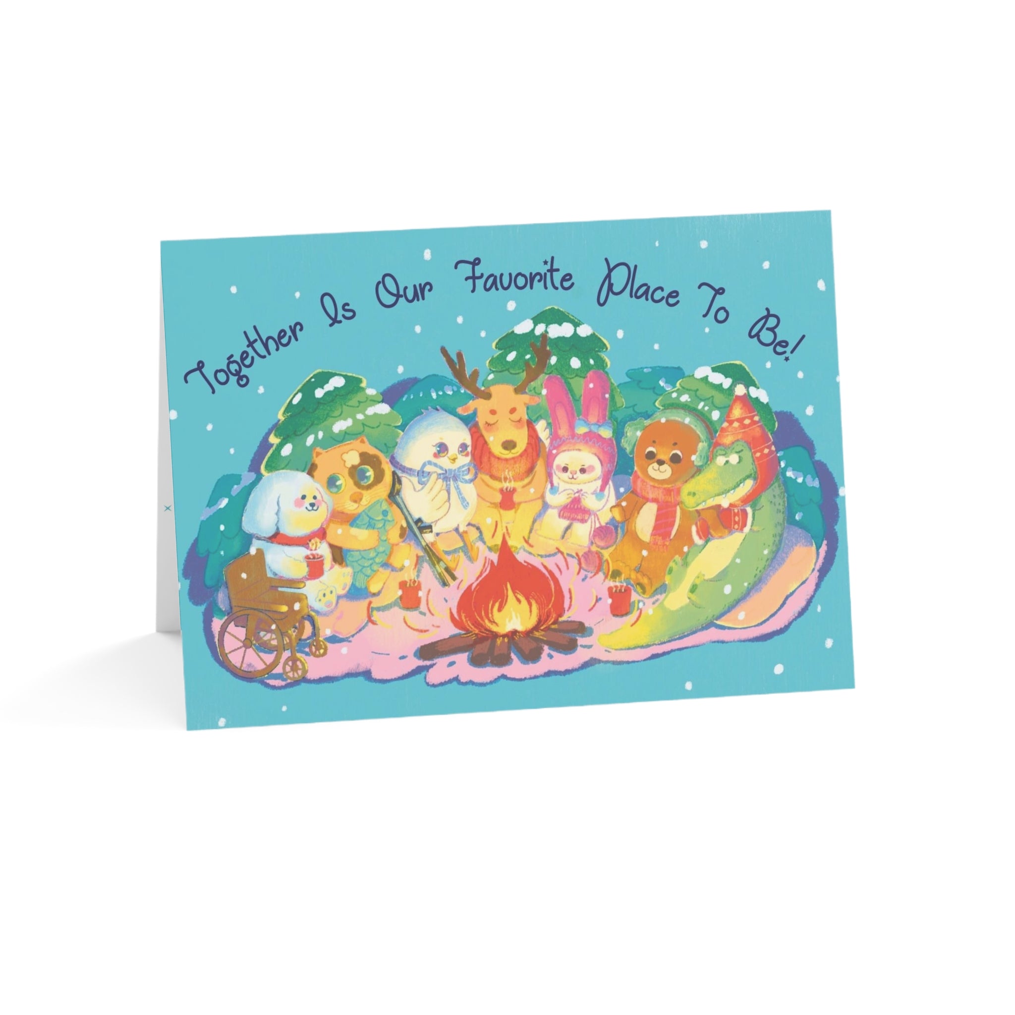 Together Is Our Favorite Place To Be Greeting Card