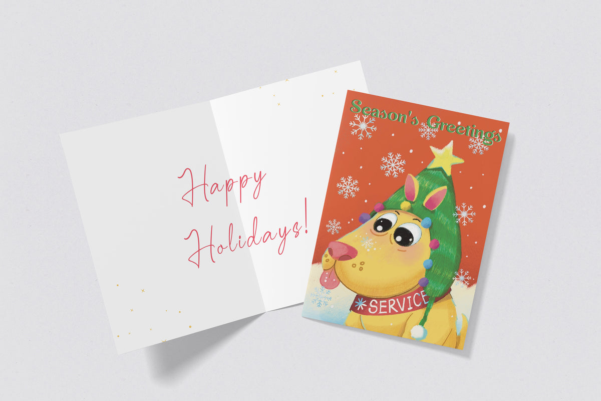 Foldable Holiday Greeting Cards