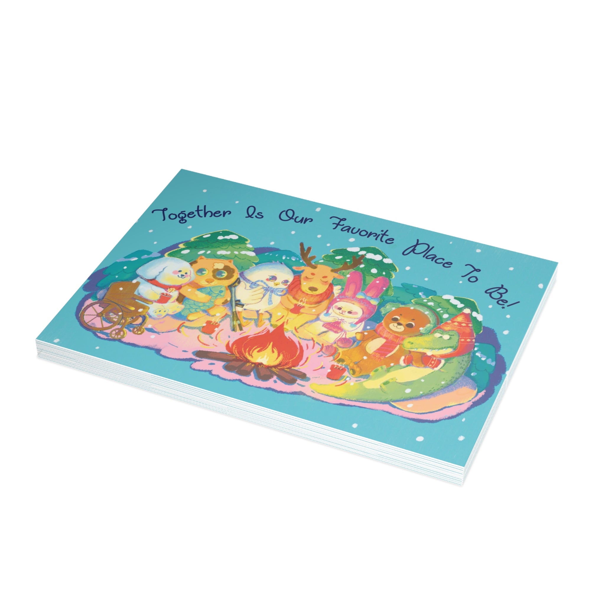 Together Is Our Favorite Place To Be Greeting Card