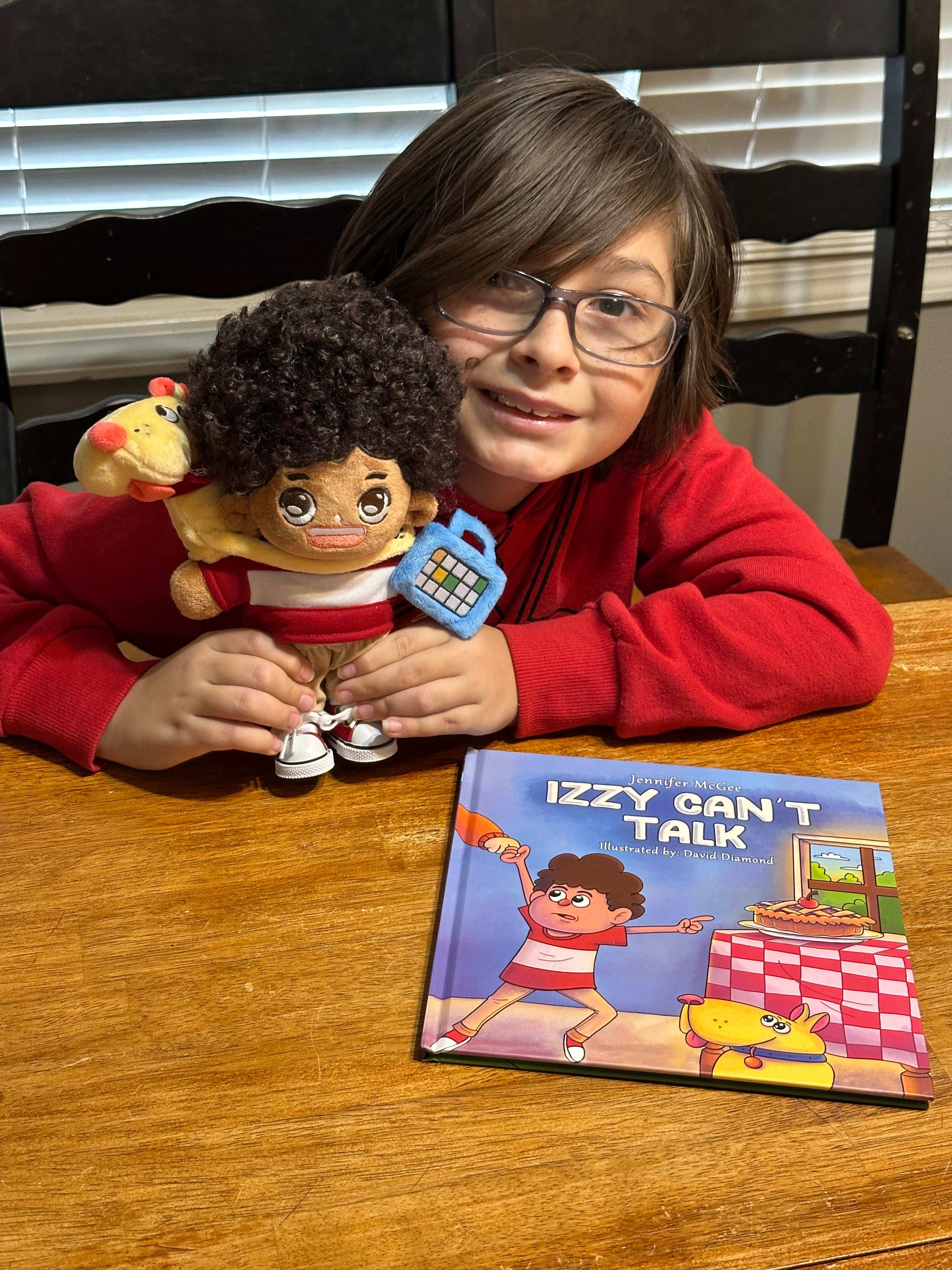 Izzy Plush Doll & Izzy Can't Talk Book COMBO
