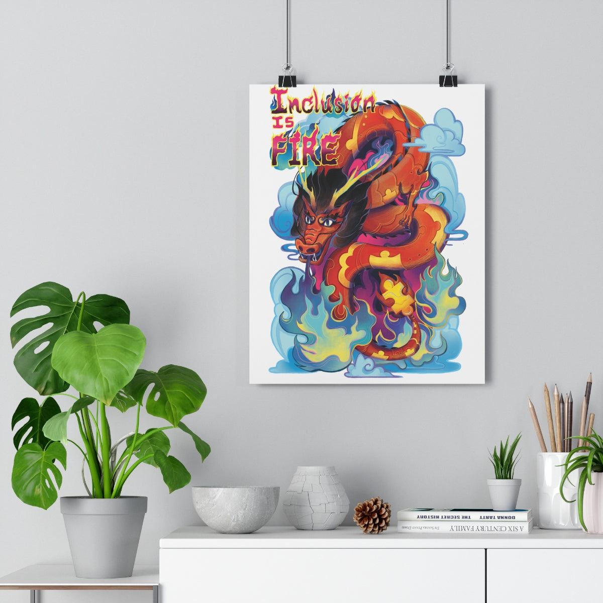 Inclusion is Fire Print
