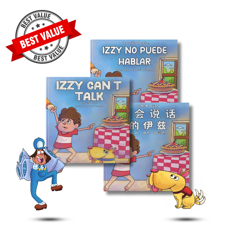 Izzy can't talk in multiple language a best value book about autism and nonverbal