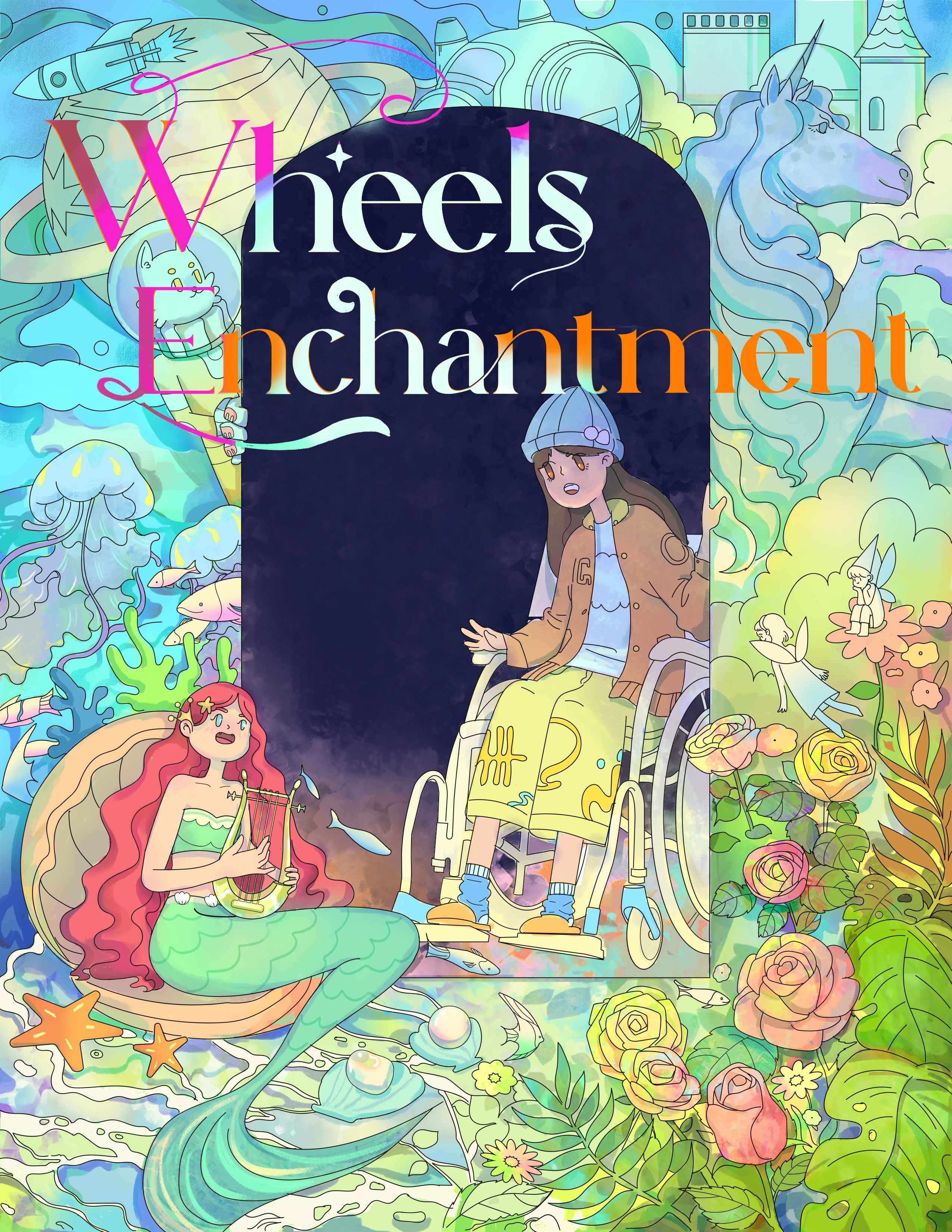 Wheels of Enchantment Coloring Book