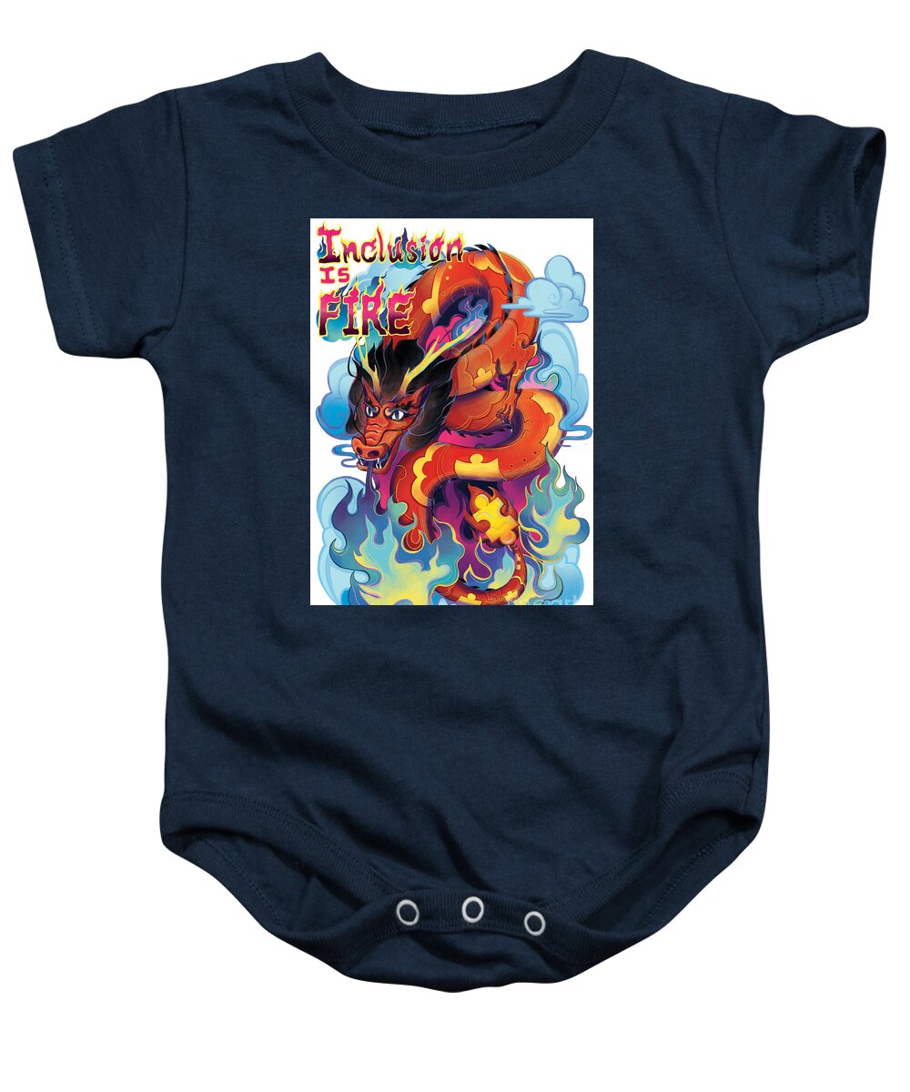 Inclusion Is Fire - Baby Onesie