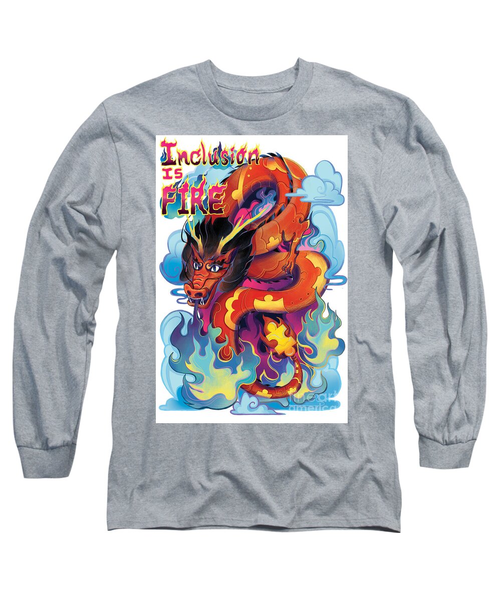 Inclusion Is Fire - Long Sleeve T-Shirt