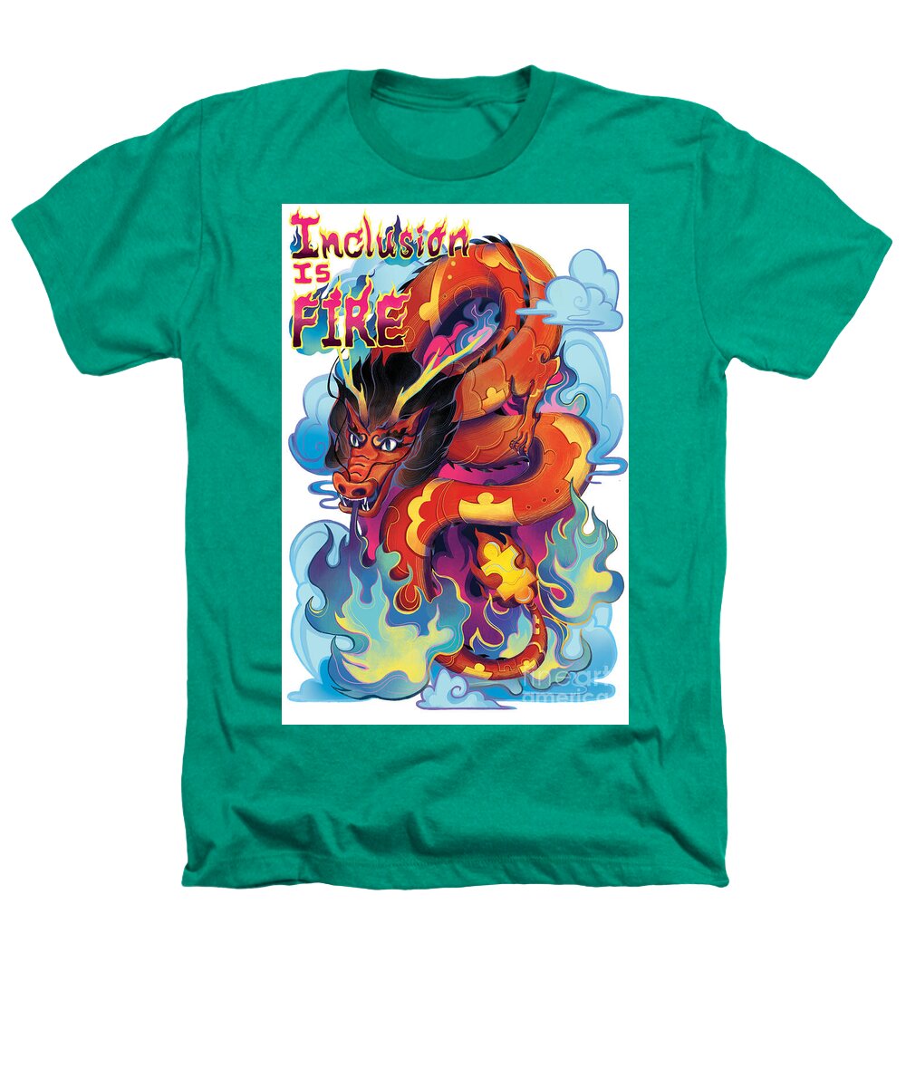 Inclusion Is Fire - Heathers T-Shirt