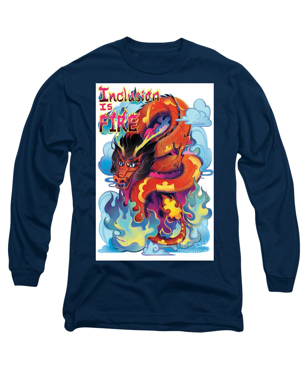 Inclusion Is Fire - Long Sleeve T-Shirt