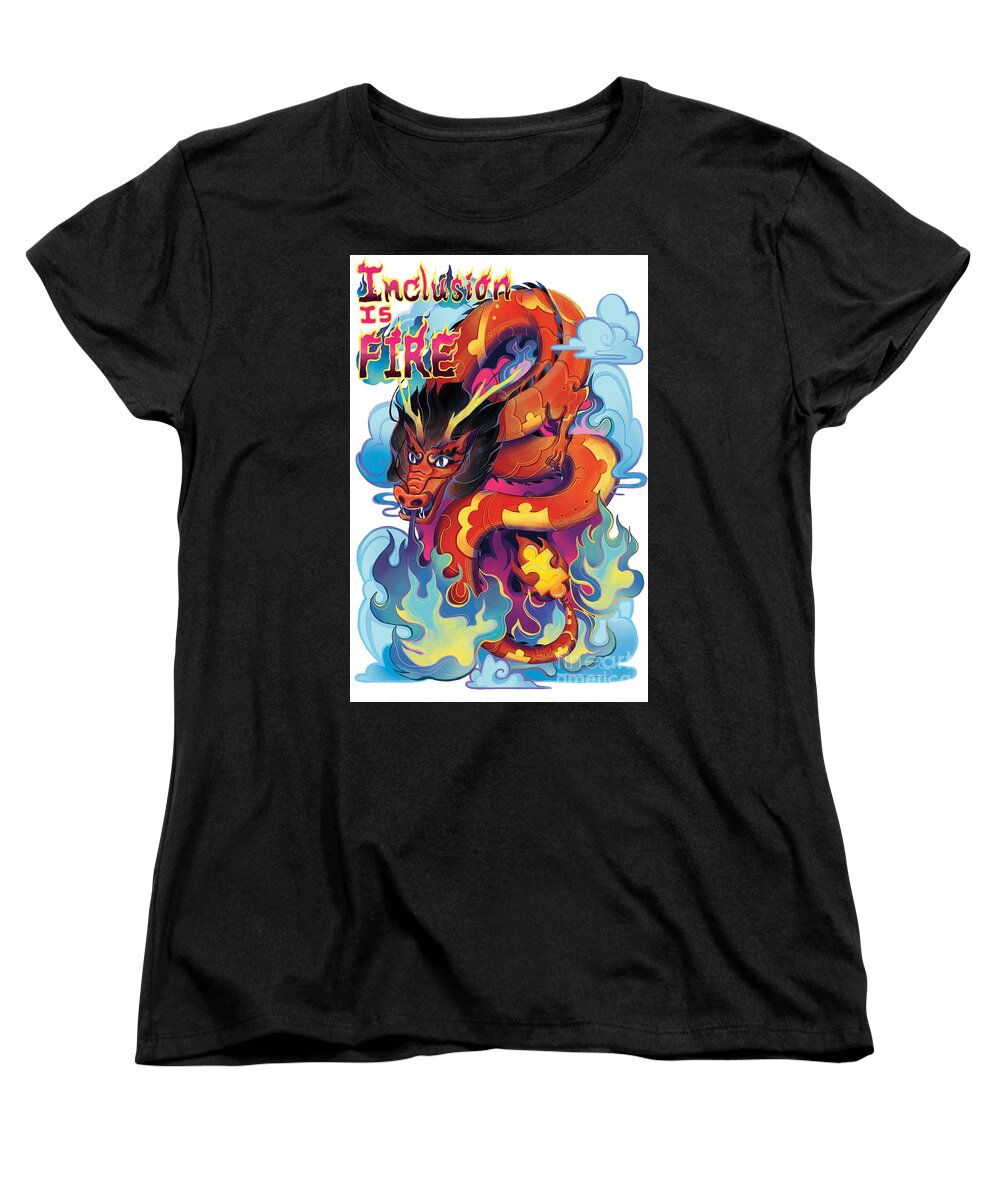Inclusion Is Fire - Women's T-Shirt (Standard Fit)
