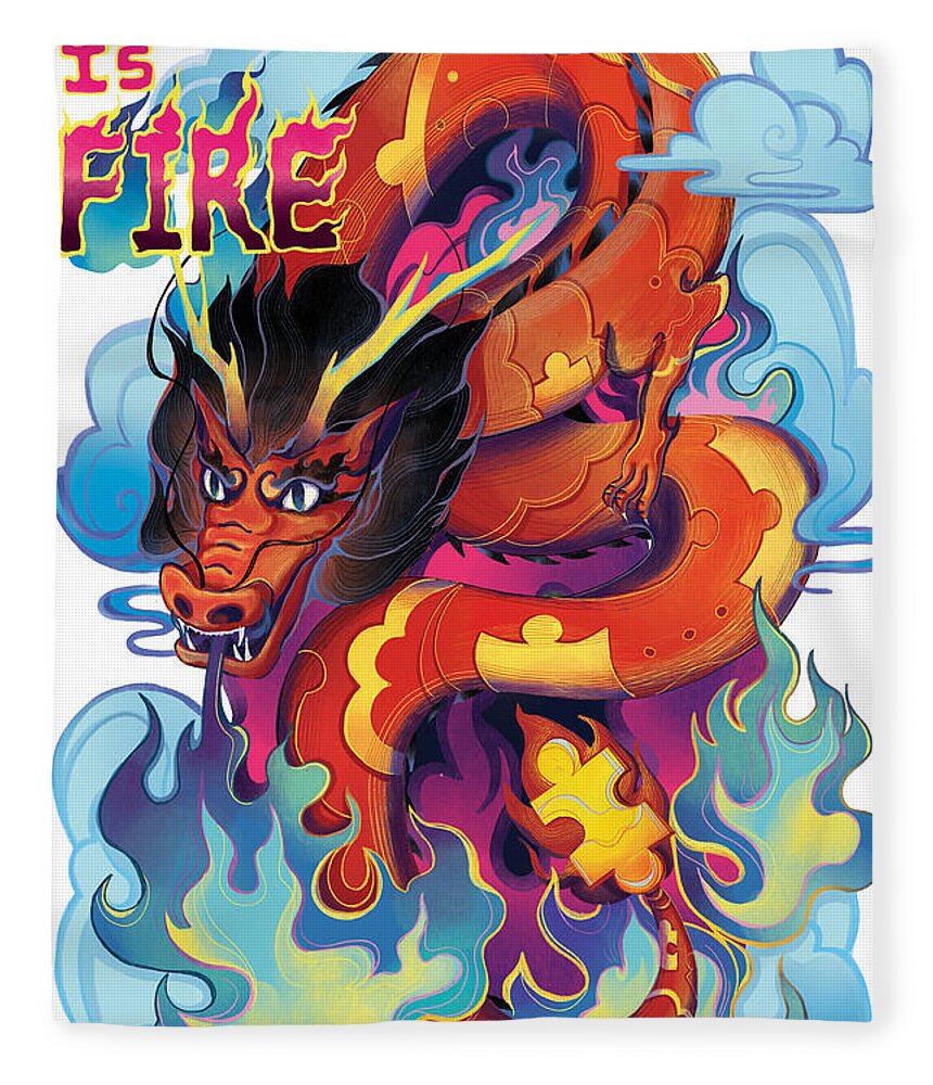 Inclusion Is Fire - Blanket