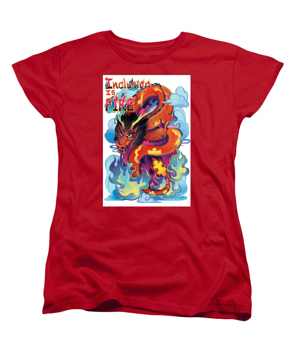 Inclusion Is Fire - Women's T-Shirt (Standard Fit)