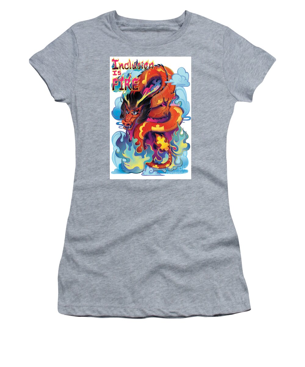 Inclusion Is Fire - Women's T-Shirt