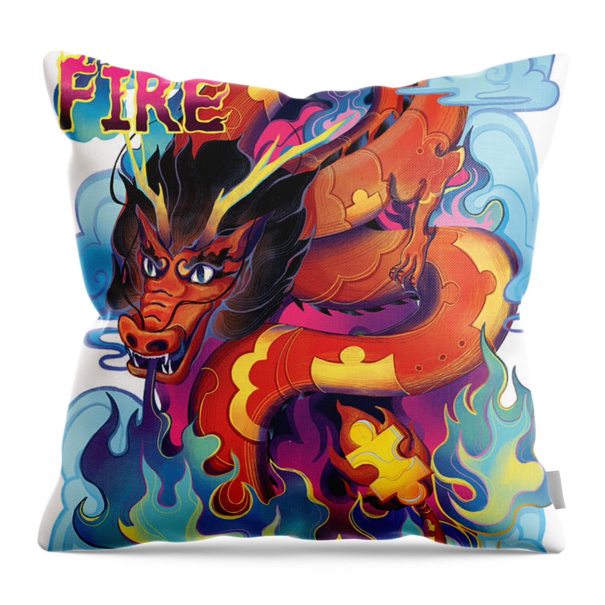 Inclusion Is Fire - Throw Pillow