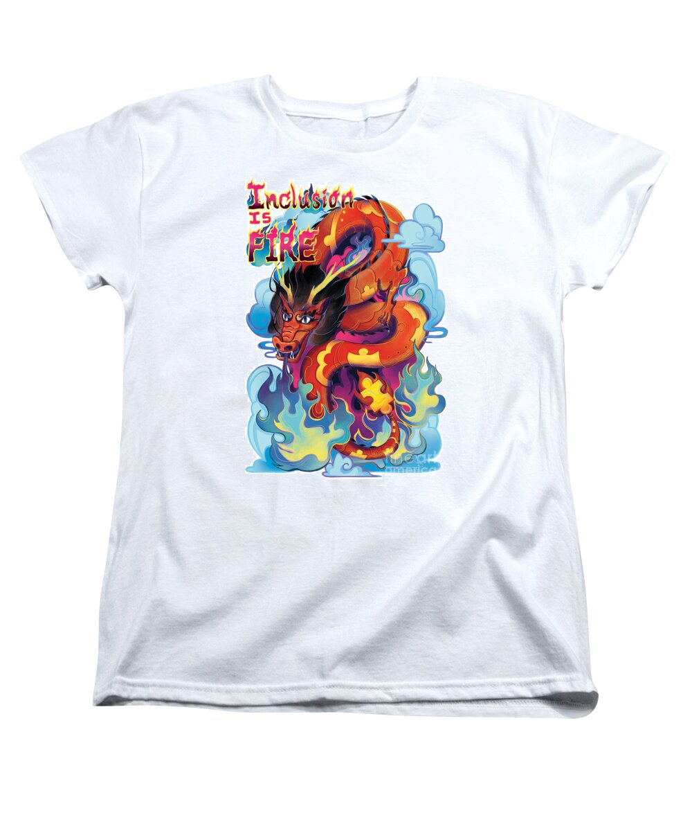 Inclusion Is Fire - Women's T-Shirt (Standard Fit)
