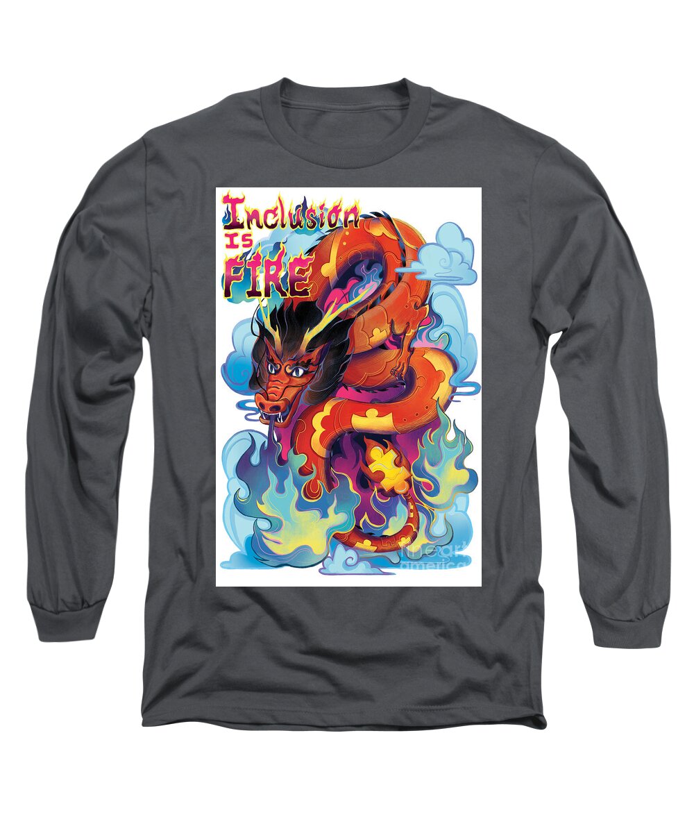 Inclusion Is Fire - Long Sleeve T-Shirt