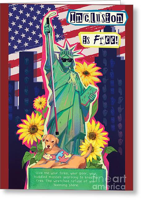 Inclusion is Free - Greeting Card