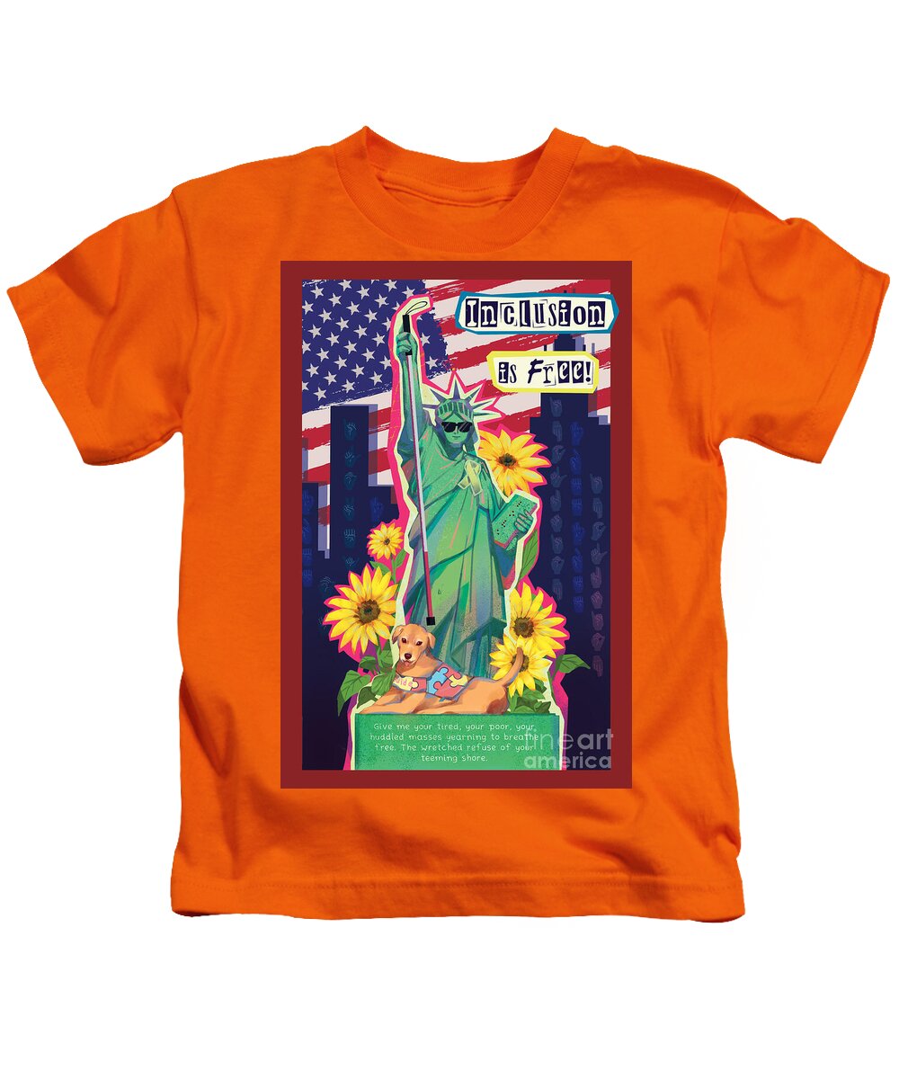 Inclusion is Free - Kids T-Shirt