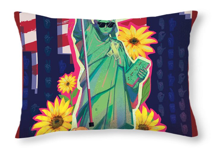 Inclusion is Free - Throw Pillow