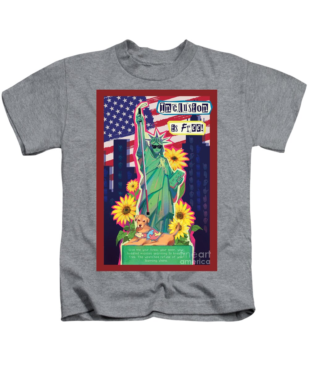 Inclusion is Free - Kids T-Shirt