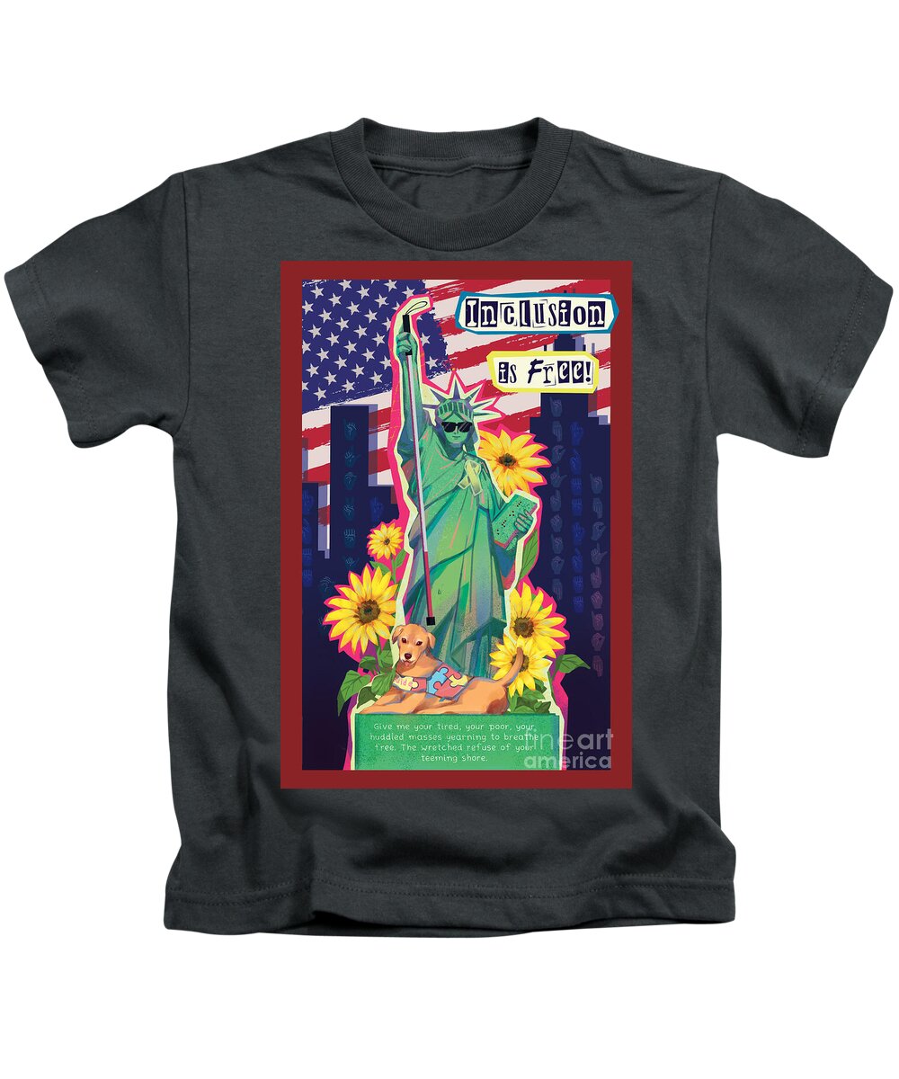 Inclusion is Free - Kids T-Shirt