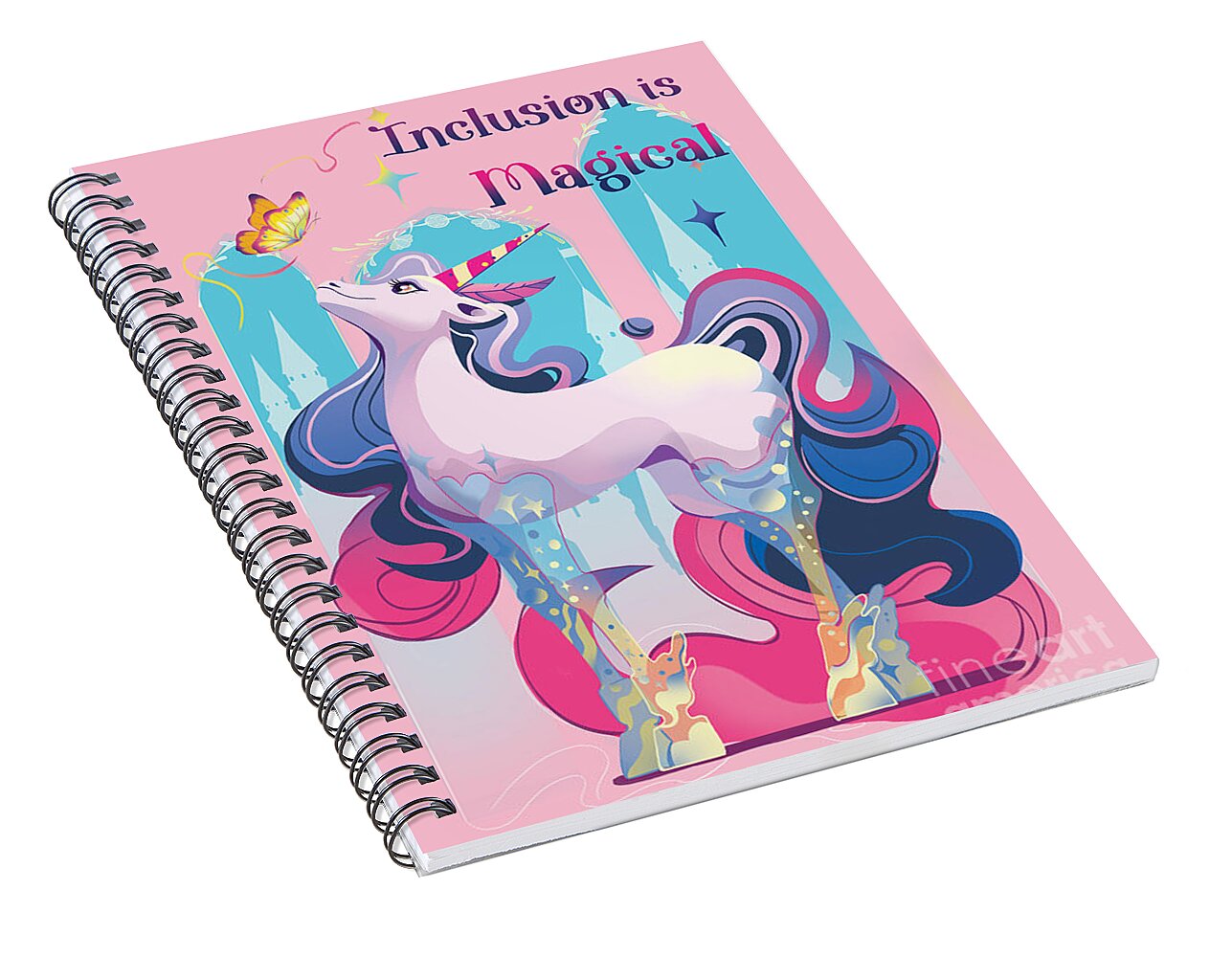 Inclusion is Magical - Spiral Notebook
