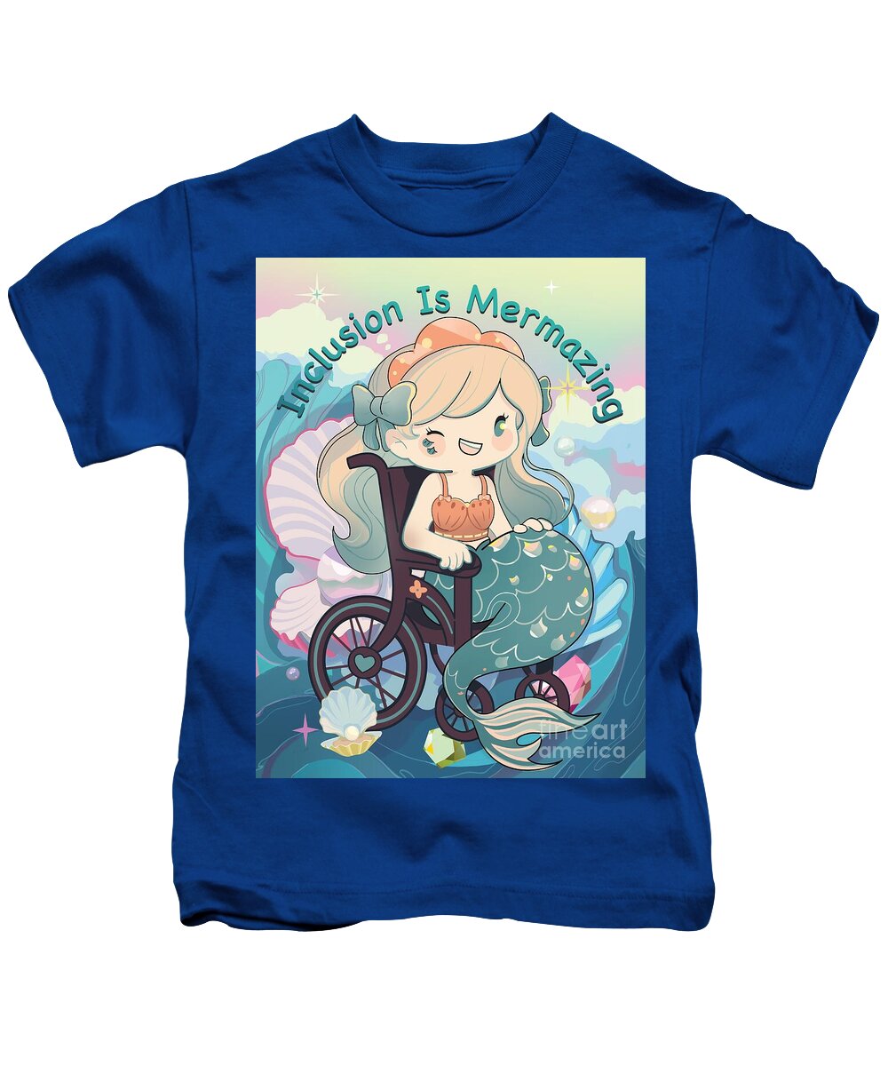 Inclusion Is Mermazing English - Kids T-Shirt