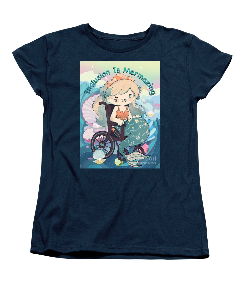 Inclusion Is Mermazing English - Women's T-Shirt (Standard Fit)