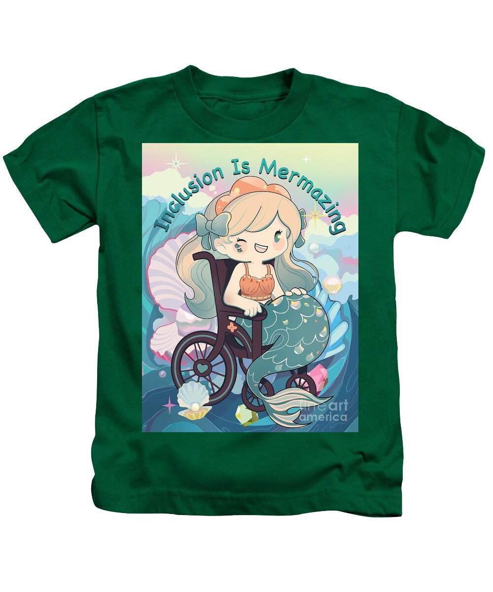 Inclusion Is Mermazing English - Kids T-Shirt