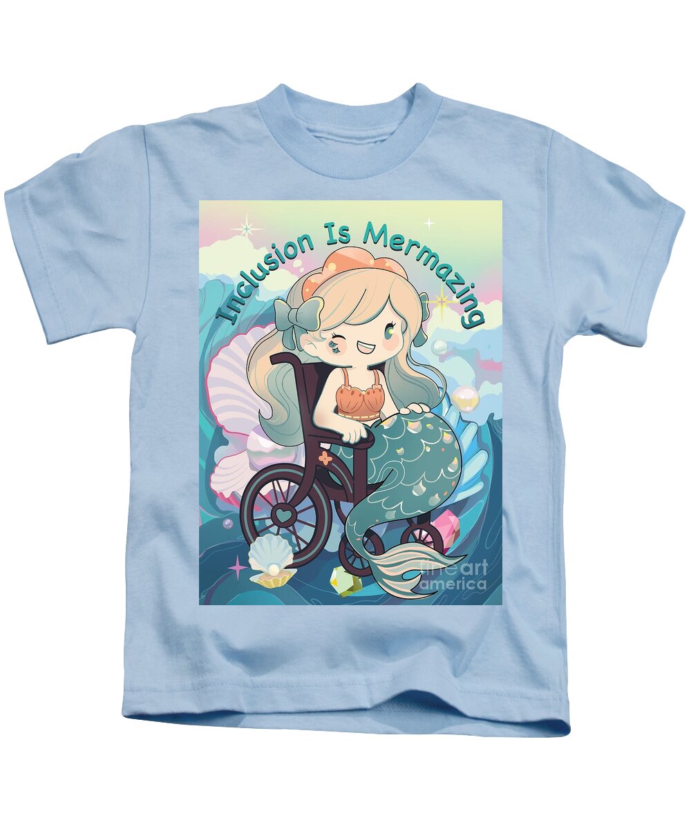 Inclusion Is Mermazing English - Kids T-Shirt